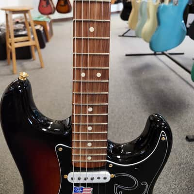 Mint Used 2023 Fender Stevie Ray Vaughan Stratocaster with Pau Ferro Fretboard - 3-Color Sunburst w/ Tweed Case image 9