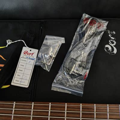 Cort KISS GENE SIMMONS Axe Bass *UNPLAYED* circa 2010 - Black and Silver image 19