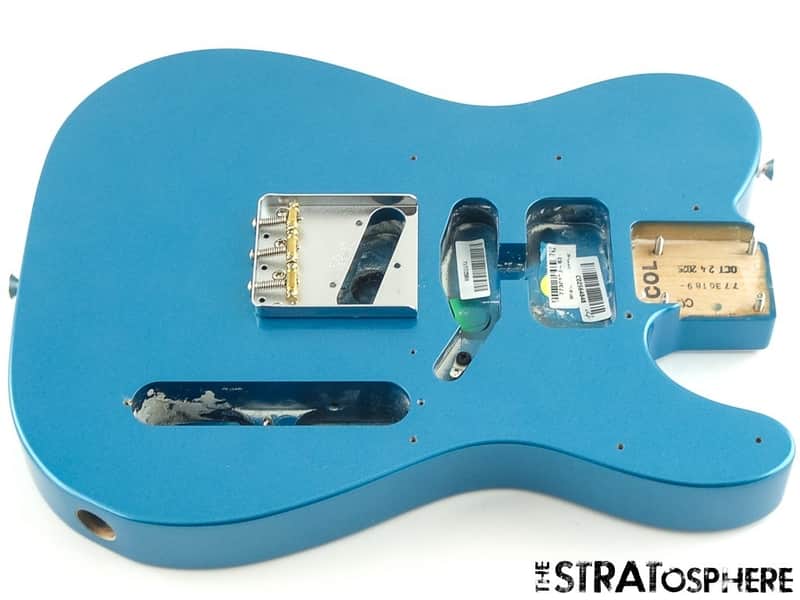 Fender American Professional Classic Tele BODY + HARDWARE Faded Lake Placid Blue image 1