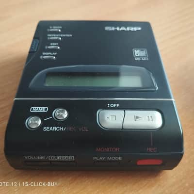 Sharp M11 portable mini disc player black image 3