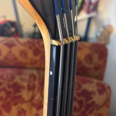 Immagine Ken Smith BT F4 TNV Black Tiger lined fretless Bass Guitar w Hard Case 2008 - 11
