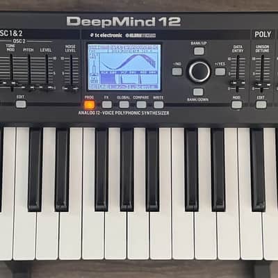 REFURBISHED - Behringer DeepMind 12 49-Key 12-Voice Polyphonic Analog Synth 2016 - Present - Black image 1