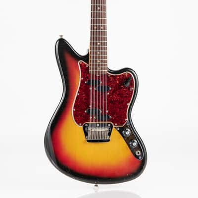 USED 1966 Fender Electric XII Electric Guitar - 3 Tone Sunburst with Original Hardshell Case image 2