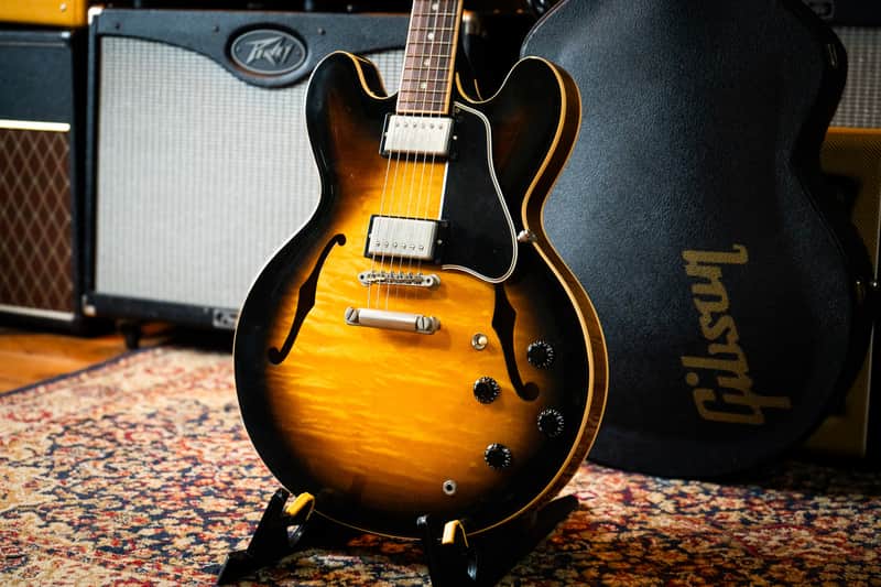 Gibson Memphis ES-335 Dot 2005 - Antique Sunburst w/ OHSC | Reverb