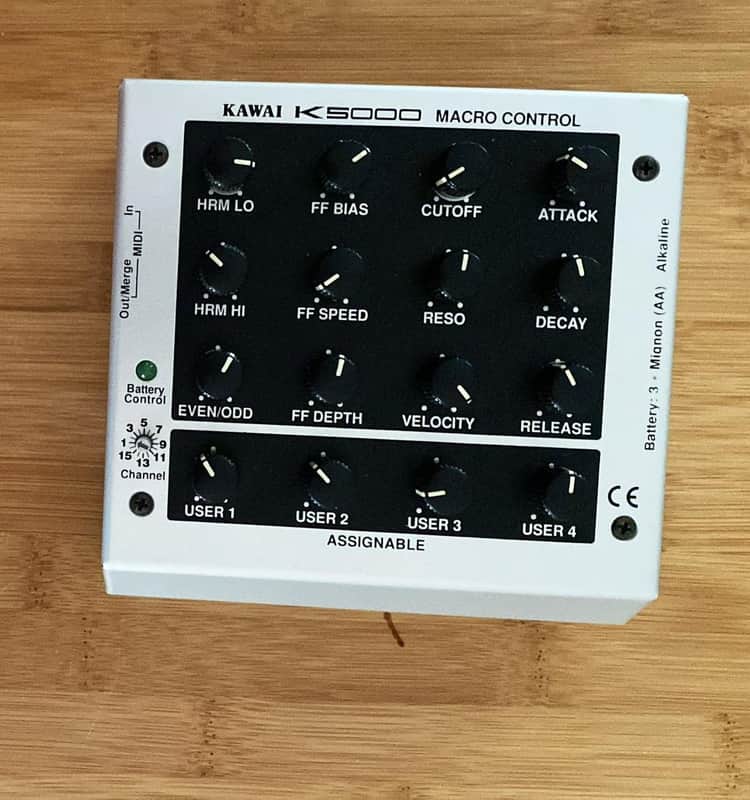 Kawai K5000 Macro Control Box Kawai K5000W / Kawai K5000S additive synthesizer in GOOD CONDITION image 1