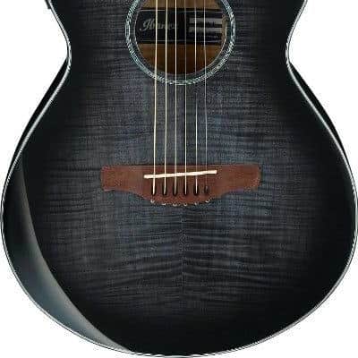 Ibanez Exotic Wood AEWC400TKS Acoustic Electric Cutaway Flamed Maple Guitar image 1