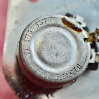 Vintage 1960's Fender Jaguar Wiring Harness PRE-CBS - Volume / Tone, Pots, Cap, Knobs! image 3