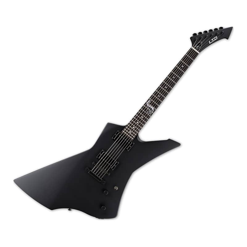 ESP LTD James Hetfield Snakebyte Electric Guitar in Black Satin B-Stock image 1