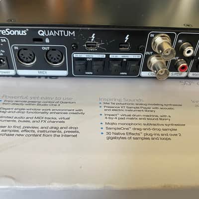 PreSonus Quantum 26x32 Thunderbolt Audio Interface image 8