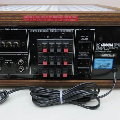YAMAHA CR-2020 STEREO RECEIVER FULLY SERVICED RECAPPED + LED'S image 13