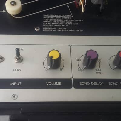 Echolette Echo 200 Analog tape echo 70's Germany image 2