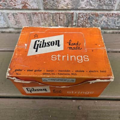 Vintage 1960's Gibson Guitar String Counter Top Display Box w/ String Boxes, Strings! image 1