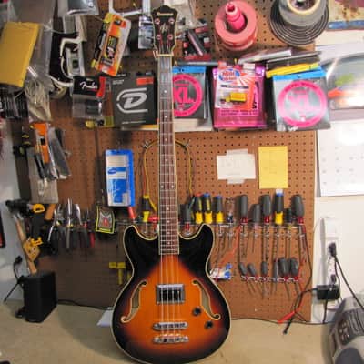 Ibanez Artcore ASB140 with Darkstar and Drop D Tuner 2001 -ish Sunburst image 2