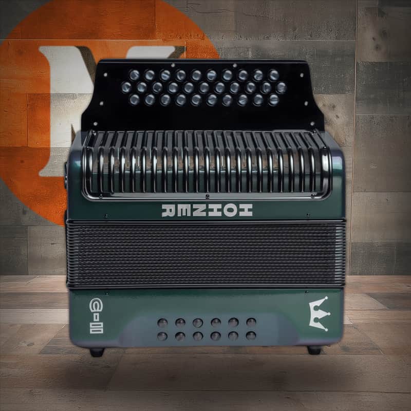 Hohner Corona C-II GCF Accordion - Green to Gold (C-II GCF GRTG) image 1