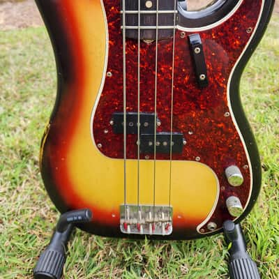 1966 Fender Precision Bass Guitar Original image 4
