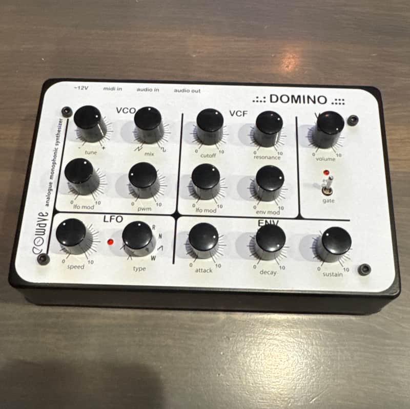 Eowave Domino Analog Synthesizer white RARE image 1