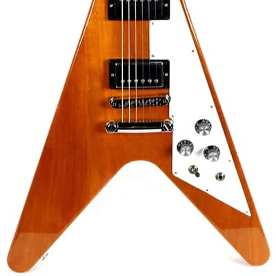 Gibson 70s Flying V Antique Natural Electric Guitar 8lbs 3oz image 1