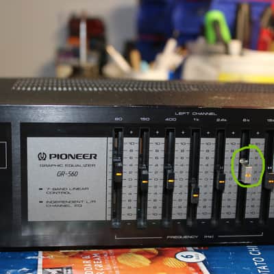 Restored Pioneer GR-560 7 Band Graphic Equalizer (9) with box/user manual image 4