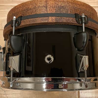 Remo 7.5x12" Mondo Djembe Snare Drum in Piano Black w/ Video Link image 5