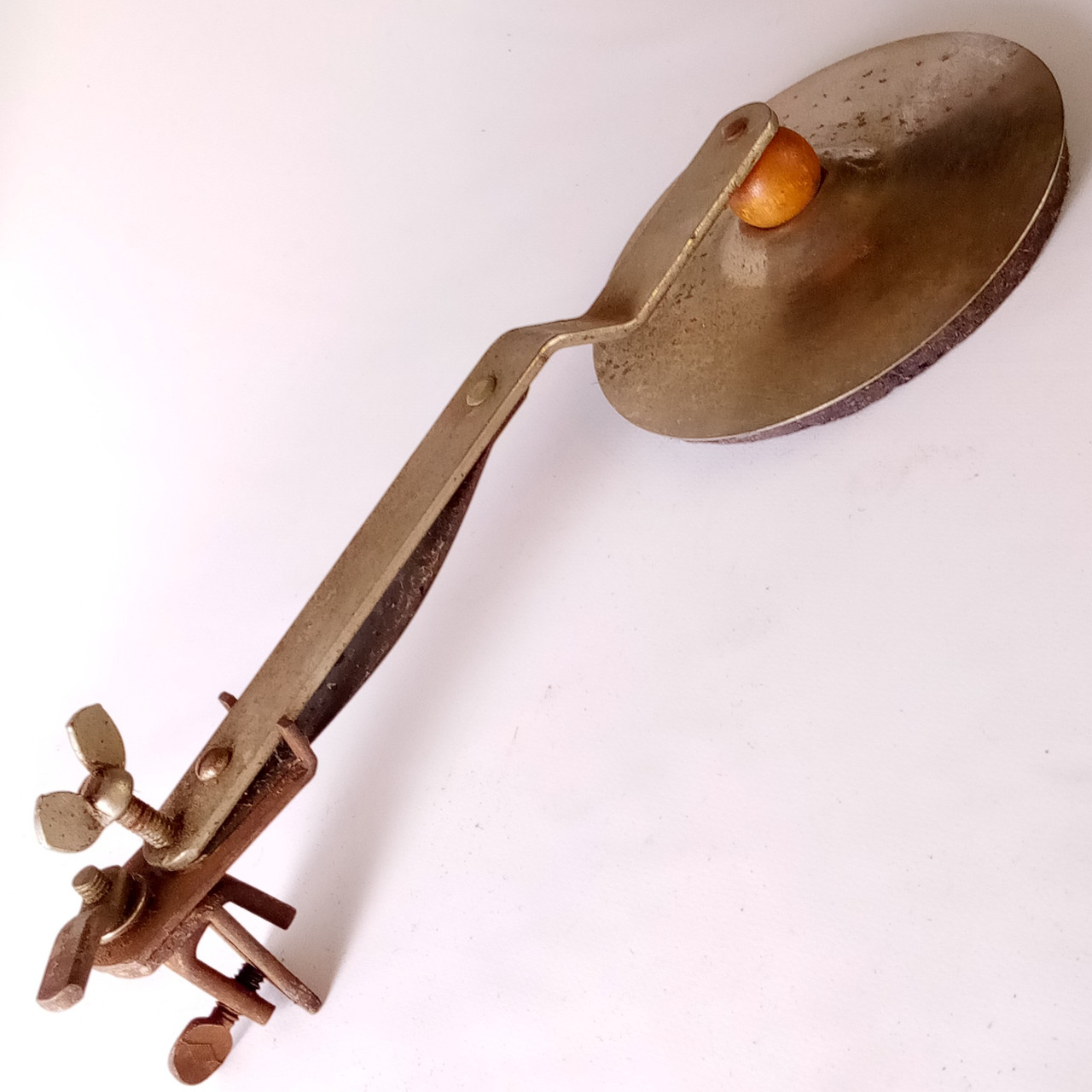Ludwig/Leedy Clamp-On Bass Drum Muffler 30s Tone Control Hoop-Mount Vintage W&A — main photograph