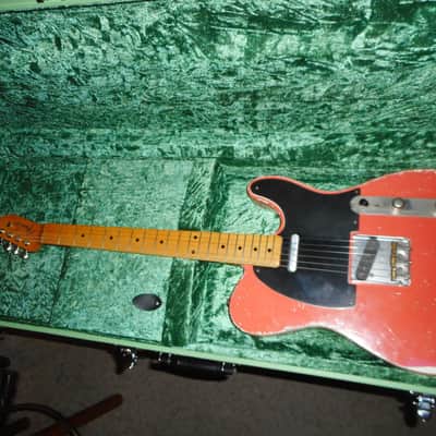 Scarecrow Guitars 1952 Tribute 2024 - aged red (Fender Neck and hardware) image 3