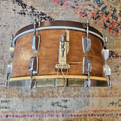 Ludwig 14x6.5" 3-ply Snare Drum - Keystone Badge - Nickel P83 Throw-Off image 4