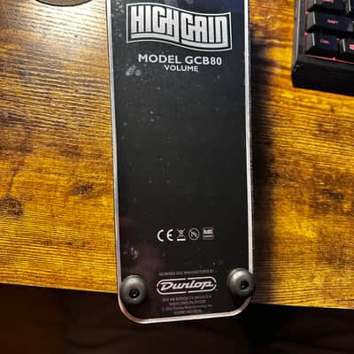 Dunlop GCB80 High Gain Volume Pedal 1990 - Present - Black image 1
