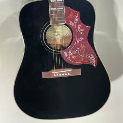 Epiphone Hummingbird Acoustic Guitar | Ebony Finish | In-House Adjusted image 4