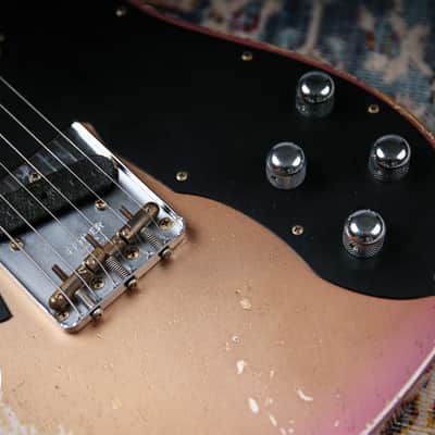2025 Fender Custom Shop Ltd Tele Custom Heavy Relic Aged Twilight Sky image 12