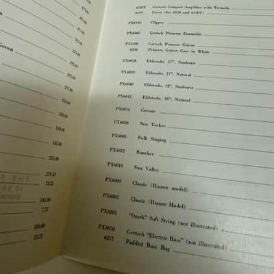 Gretsch 1964 Guitar Catalog with Price Sheets and Extras! Number 31 1964 image 7