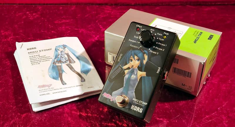 Korg Miku Stomp Guitar Effect Pedal - Rare Cult Stompbox w/Box image 1