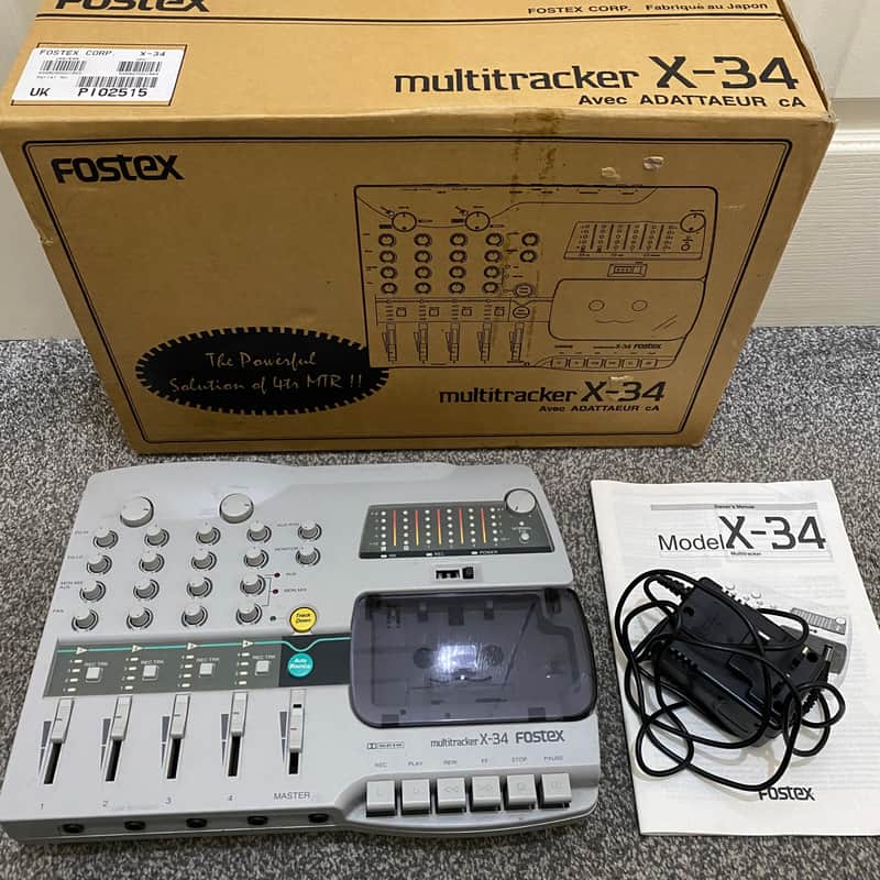 Fostex マルチトラックカーMODEL380S Fostex X-34: The Sound of '80s Lo-Fi - YouTube
