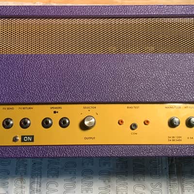 Ceriatone Custom Hot Rodded Plexi Yeti 50 2017 - Purple image 4