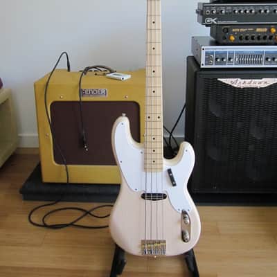 Squier Vintage Modified 50's Precision 2014 Vintage Blonde image 1
