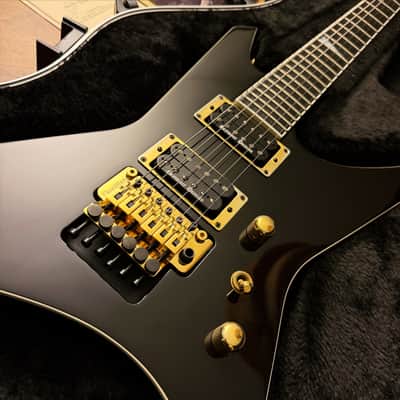 Jackson USA Warrior Custom Shop 2014 JCS Special Edition Slab Body, Black & Gold - Seymour Duncan Black Winter Pickups image 4