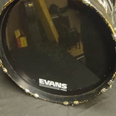 Pearl Championship Maple Series 18" Marching Bass Drum serial 607961 - Black image 4