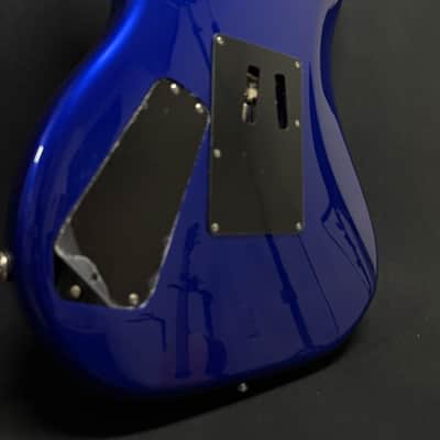 Kramer USA “Blue Demon” Barreta 2007 - Metallic Blue/ Flames image 7