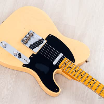 2023 Fender Custom Shop B2 1952 Telecaster Journeyman Relic Aged Nocaster Blonde Flash Coat w/ Case, CoA image 7