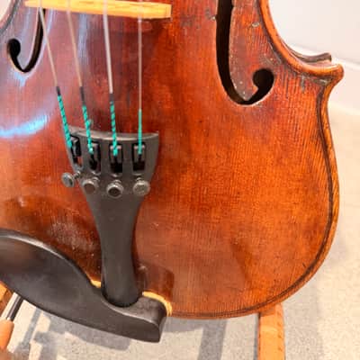 19th C. Antique 4/4 German Violin (after Montagnana) – Serviced by Adolf Paulus / Ludwig Bausch & Sohn, Leipzig⁠ image 4
