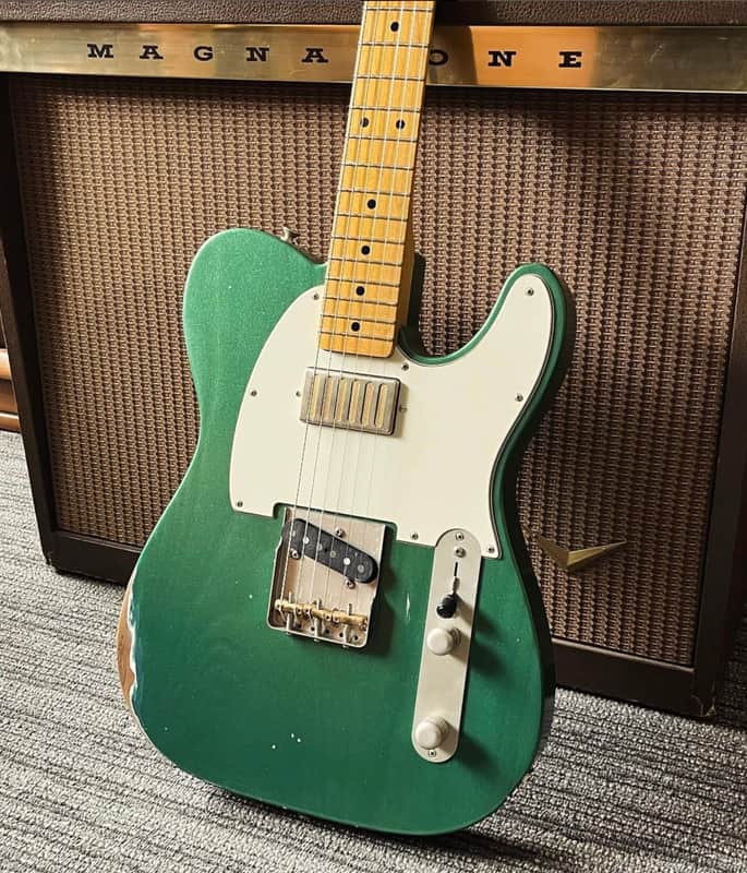 Norton Electric T5 Custom Telecaster - Sherwood Green image 1