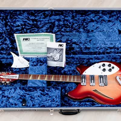 2000 Rickenbacker 360/12CW Carl Wilson Signature 12-String Fireglo, 370/12 Conversion, Near-Mint w/ Case, COA, Tags image 20