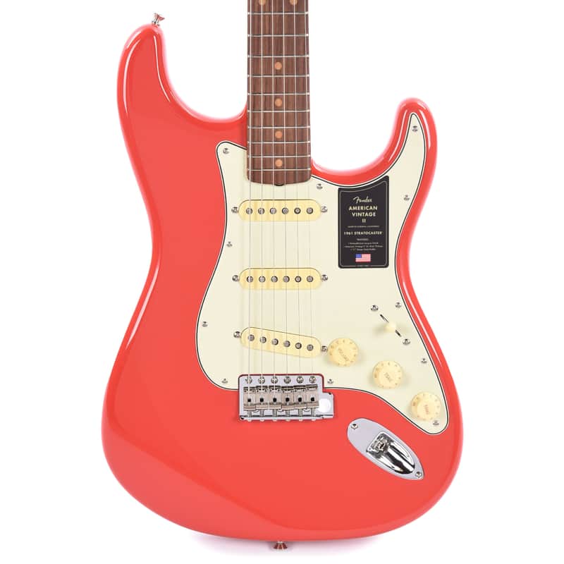 Fender American Vintage II 1961 Stratocaster Fiesta Red image 1