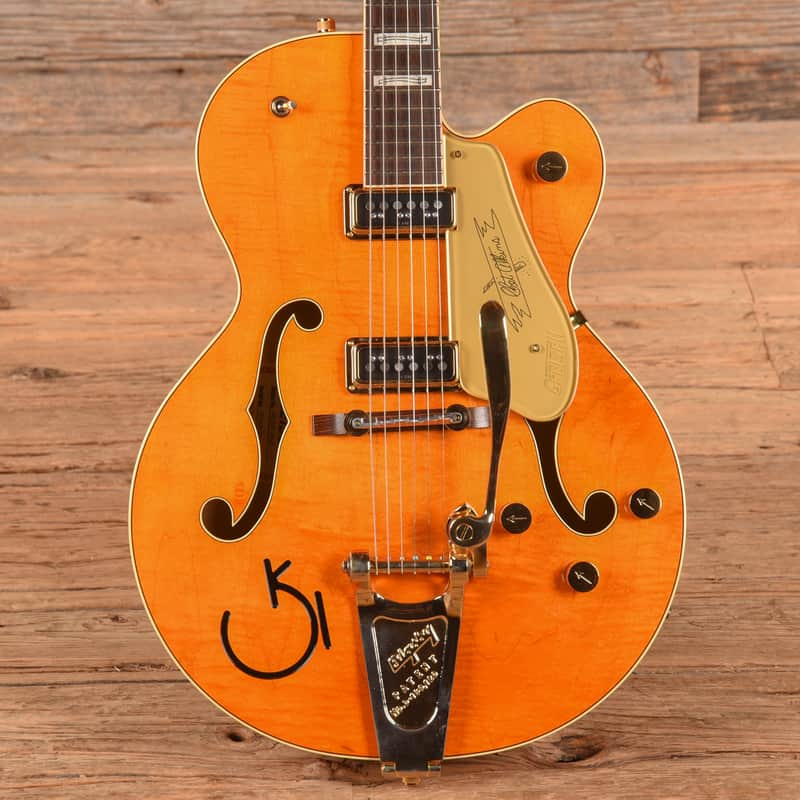 Gretsch G6120T-55 Vintage Select Chet Atkins Orange Stain 2022 image 1