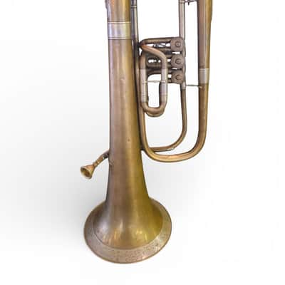 J. Altrichter Rare Antique BBb Tuba Brass Germany Frankfurt Late 19th Early 20th Century image 2