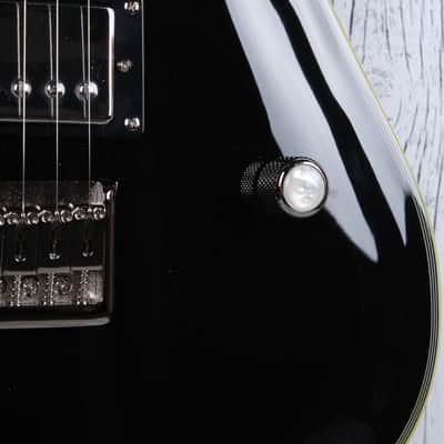 Sozo Z Series Z8SCBK Single Cut Solid Body Electric Guitar with Hardshell Case image 5