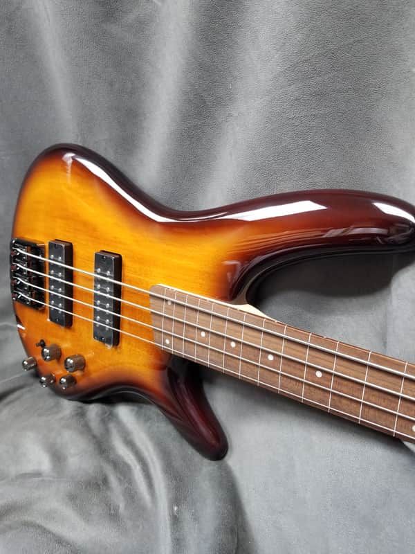 Ibanez SR370F-BBT Standard Soundgear Fretless Bass Brown Burst image 1