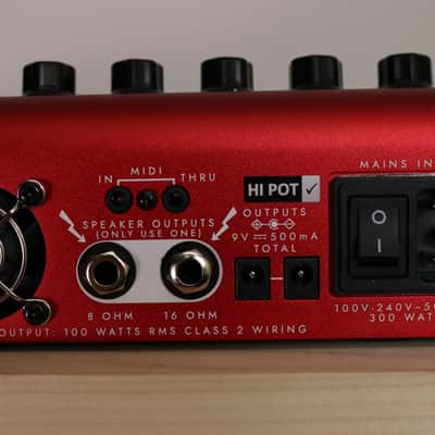 Blackstar AMPED 2 Dept. 10 100-Watt Guitar Amp Pedal 2023 - Present - Red image 5