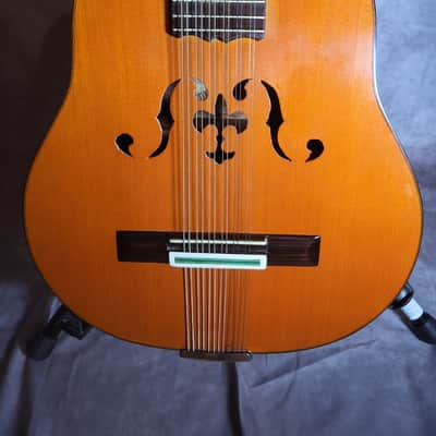 Valeriano Bernal  Custom Mandriola 1989 – 12 strings (6 double courses) – Cedar/Mahogany – unique, rich voice image 12