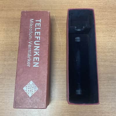Telefunken NEUMANN CMV3 MIKROFON BOTTLE VINTAGE CARTON BOX image 11