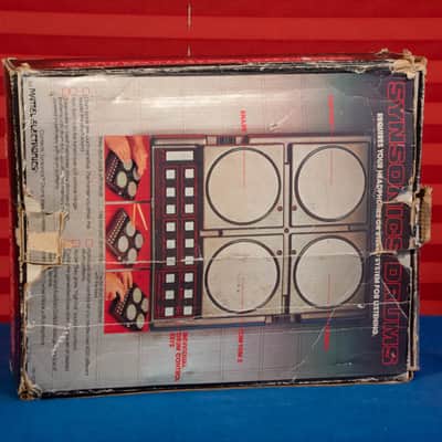 Mattel Synsonics 1980's Vintage Analog Drum Machine, with original box image 5